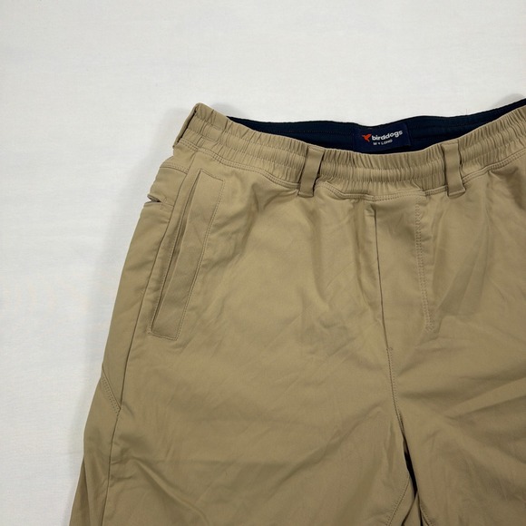 Birddogs Gym Shorts Lined Khaki Tan Nylon Stretch Athletic Mens Size M Long - Picture 2 of 10